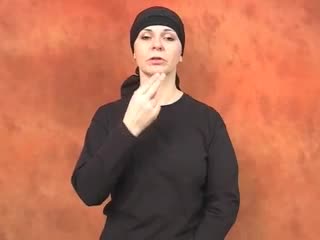 boy BSL sign