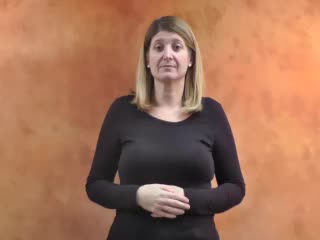 knife BSL sign